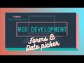 FORMS & DATE PICKER - MATERIALIZE CSS