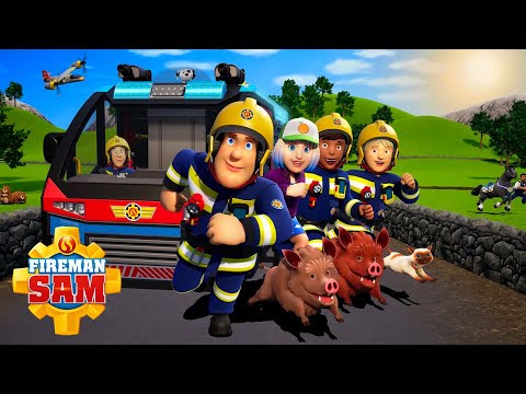 The Greatest Firefighting Team! Fireman Sam US 1 Hour Compilation Kids Movie