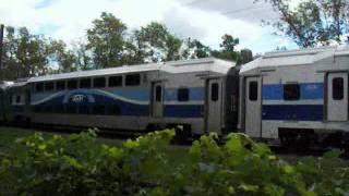 AMT 1350 ( Bombardier ALP-45DP) being tested on the Deux-Montagnes train line