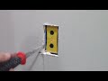 How to cut out drywall electrical outlet boxes with Blind Mark