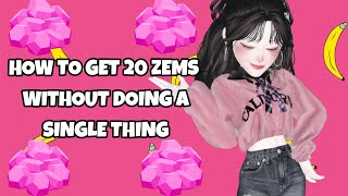 How to get 20 zems without doing anything in zepeto