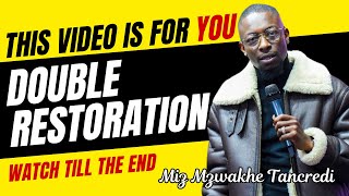 FULL VIDEO 👈 RECEIVING DOUBLE RESTORATION #mizmzwakhetancredi