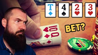 BETTING vs. Checking A Weak Top Pair | SplitSuit