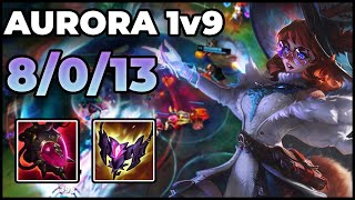 Aurora is the BEST 1v9 CHAMPION for 14.24