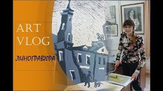 ART VLOG //Линогравюра - мастер-класс