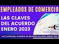 Empleados de Comercio: Claves del acuerdo Enero 2023