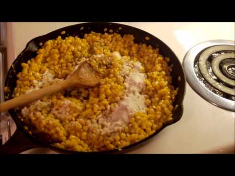 Making Pan Fried Corn Making Pan Fried Corn
