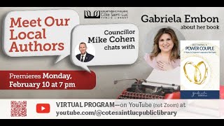 Councillor Mike Cohen Meets Your Local Authors: Gabriela Embon presents \