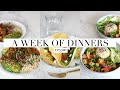 A Week of Dinners/What I Ate (+ Meal Prep!) Vegan | AD JessBeautician