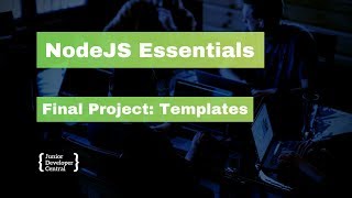 NodeJS Essentials 41: Final Project Templates