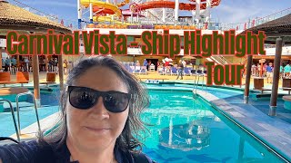 Highlight Tour of the Carnival Vista Exploring the Best of the Ship!