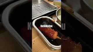 大阪旅行串カツ食べてきた#vlog #大阪#通天閣#串カツ#串カツだるま#だるま