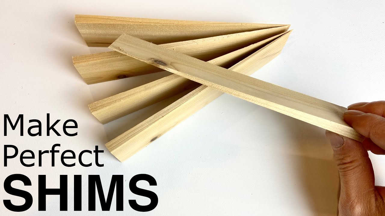 How To Make Shims Quickly Easily Perfectly Diy Youtube