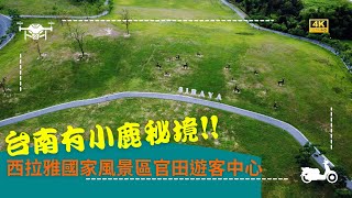 台南有小鹿秘境?? 西拉雅國家風景區官田遊客中心｜Secret place of Taiwan 台湾の秘境スポット 台湾骑行 [空拍4K]  @辣個大叔J叔