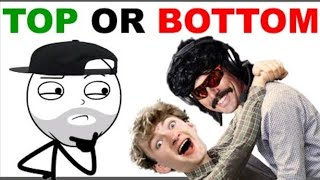 Which streamers are bottom? [offending everybody]