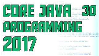 Java Programming 2017 Variable Length Arguments #30