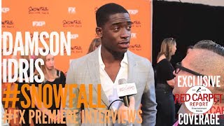 Damson Idris interviewed at FX Network's "Snowfall" Premiere Red Carpet #SnowfallFX