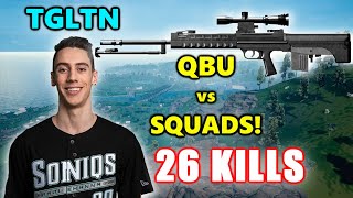 Soniqs TGLTN - 26 KILLS - QBU vs SQUADS - PUBG