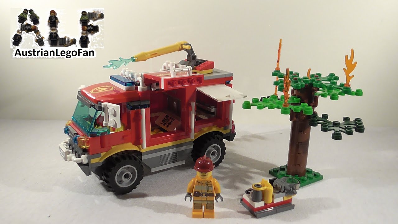 Lego City 4208 4x4 Fire Truck / Feuerwehr Geländetruck - Lego Speed ...