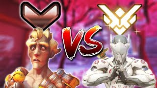 Bronze Player Vs. Grand Master 1v1 [Overwatch]