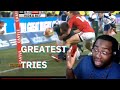 AMERICANS FIRST EVER REACTION TO All Time Greatest RUGBY Tries HD NEXT LEVEL! #rugby #rugbyreaction