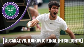 Carlos Alcaraz DETHRONES Novak Djokovic in EPIC 5-SET THRILLER 🔥 | Wimbledon on ESPN