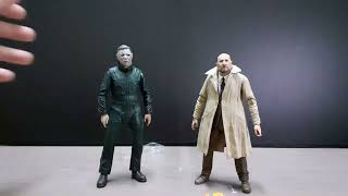 NECA - Halloween II．Michael Myers \u0026 Dr. Loomis 2-Pack / 月光光心慌慌2 40週年雙人偶包裝 玩具開箱