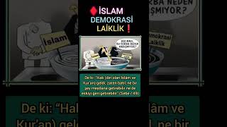 ♦️İslam - Demokrasi - Laiklik❗