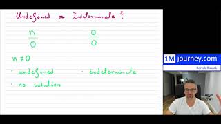 Undefined or Indeterminate?