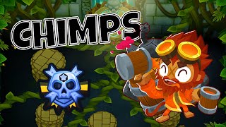 Mistura Permanente é META! CHIMPS Santuário Borda Preta - BTD6 - Bloons TD 6