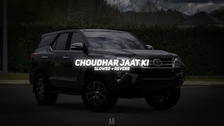Choudhar Jaat Ki (Slowed + Reverb) - Raju Punjabi | BARATO NATION