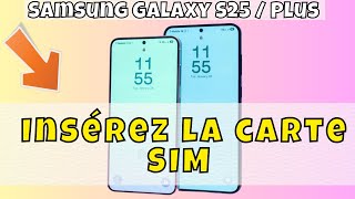 Insérez la carte SIM Samsung Galaxy S25 / Plus