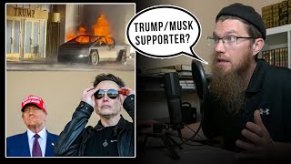 Elon Musk supporter Exploded Cybertruck at Trump Hotel?