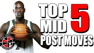 Top 5 Mid Post Moves | Dominate The Mid Post | Pro Training Basketball