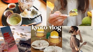 【京都vlog】弾丸京都旅🌸｜美味しいものをたくさん食べて友人の結婚式に行った週末｜久々の清水寺⛩