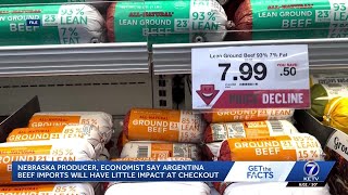 Nebraska producer, economist say Argentina beef imports will have little impact at checkout