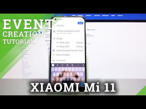 Cómo agregar un evento al calendario en XIAOMI Mi 11 – Usar Google Calendar