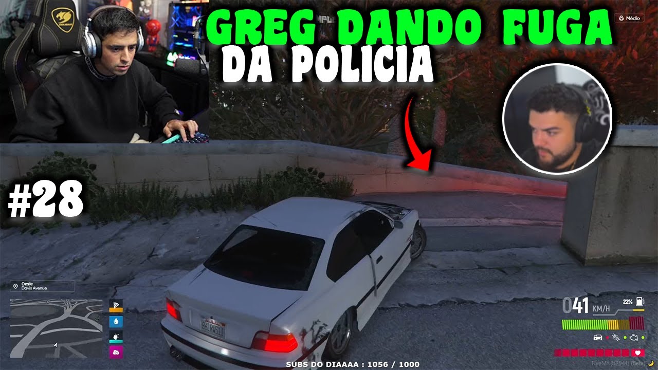 Greg Dando Fuga Da Policia Pra Resgatar O Red Beiramar Ep 28 Youtube