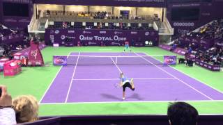 V.Williams vs V.Azarenka- Qatar Total Open 2015- Semi_final/ Match point