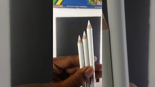 White Charcoal Pencil Unboxing Video || How To Work White Charcoal Pencil