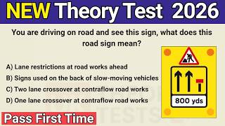 Uk Theory Test 2026 50 New Dvsa Practice Questions Answers Pass Your ...