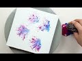 411 철수세미를 굴려서 꽃을 그리는 방법 초급자를 위한 아크릴푸어링 fluid acrylic designer gemma77 젬마77