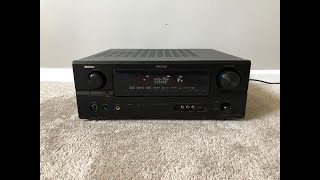 How to Factory Reset Denon AVR-2307CI 7.1 HDMI Home Theater Surround Receiver