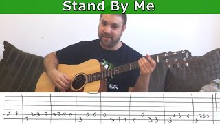 Fingerstyle Tutorial: Stand By Me - w/ TAB (Guitar Lesson)