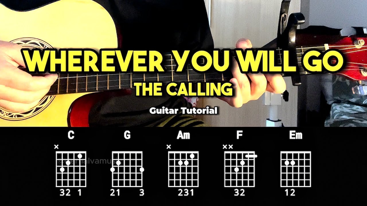 Wherever You Will Go - The Calling | Easy Guitar Chords Tutorial For ...