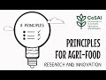 Eight Principles for Agrifood Research and Innovation (CoSAI explainer #1)