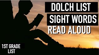 Sight Word Dolch - 1st grade List