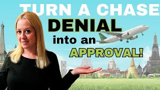 Denied a Chase Credit Card? Here's What To Do! #travelhacking #chase #denial