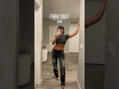 Zara Sale try on remotely I love these pieces #zarahaul #shopping #fashion