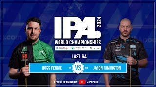 IPA World Championship 2024 Round 1 - Ross Fernie vs Jason Rimington